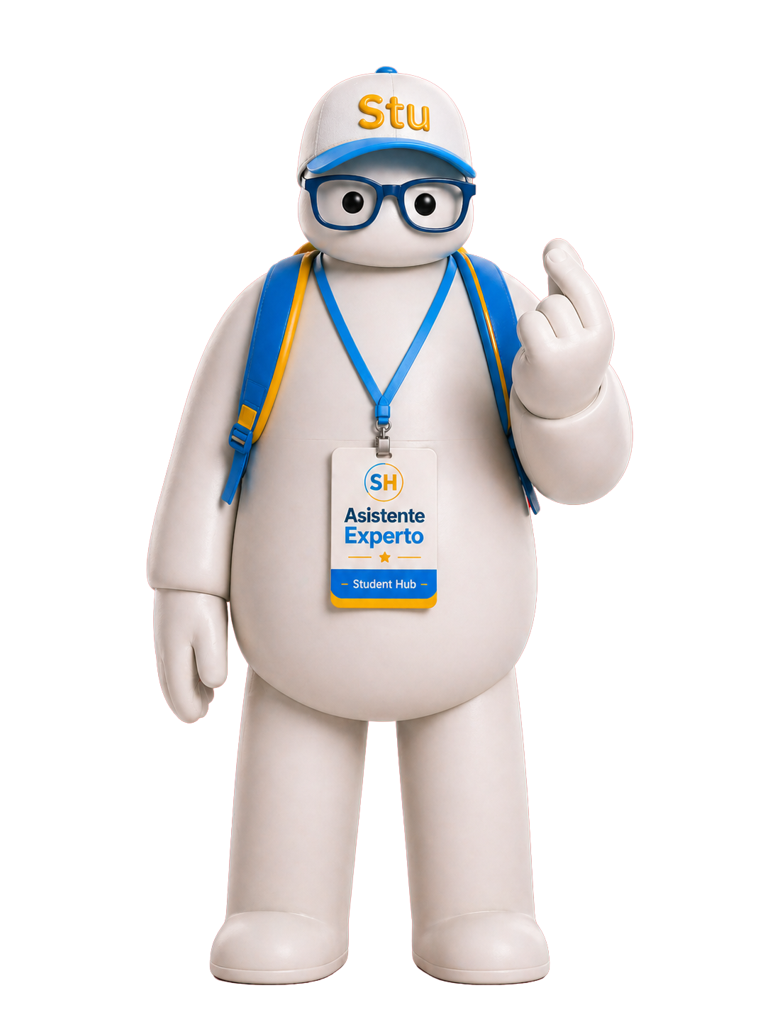 Stu, mascota e identidad visual de Student Hub
